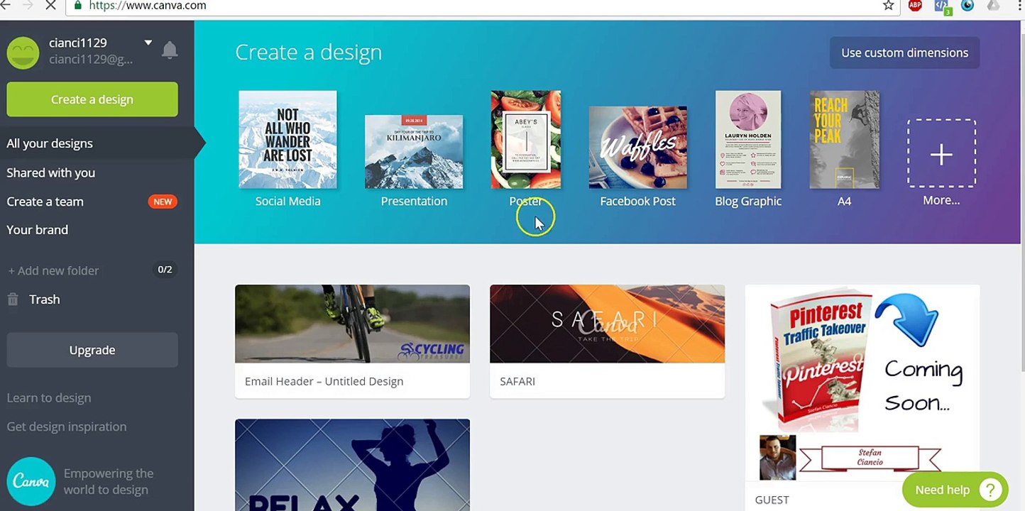 Labubo 11: Pinterest Post Graphics Setup-Blogging for beginners Part 11