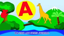Alphabet song nursery rhymes kids Cartoon 1 of ABC Songs for Children Collection 3, letter A