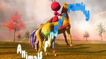 Animals Cartoons Finger Family Children Nursery Rhymes | Animals 3D Finger Family Rhymes For Babies