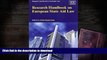Hardcover Research Handbook on European State Aid Law (Research Handbooks in European Law series)