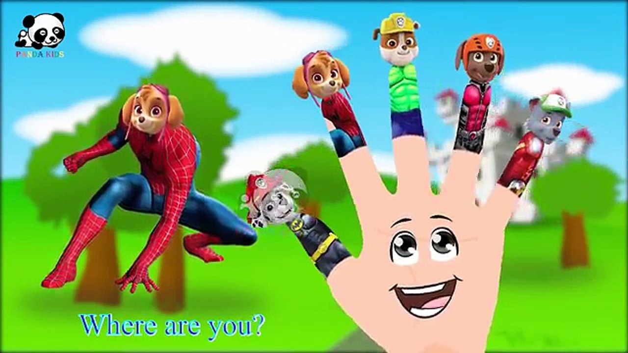 #Paw Patrol #Batman #HULK #Ironman #Antman #Spiderman #Finger Family Songs Panda Kids