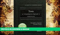 Free [PDF] Torts: A Contemporary Approach, 2d (Interactive Casebook Series) Full Download