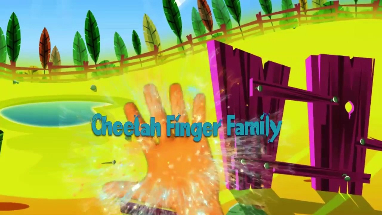 Cheetah Finger Family | 3D Animation Finger Family Rhyme | Cheetah Preschool Nursery Rhymes for Kids