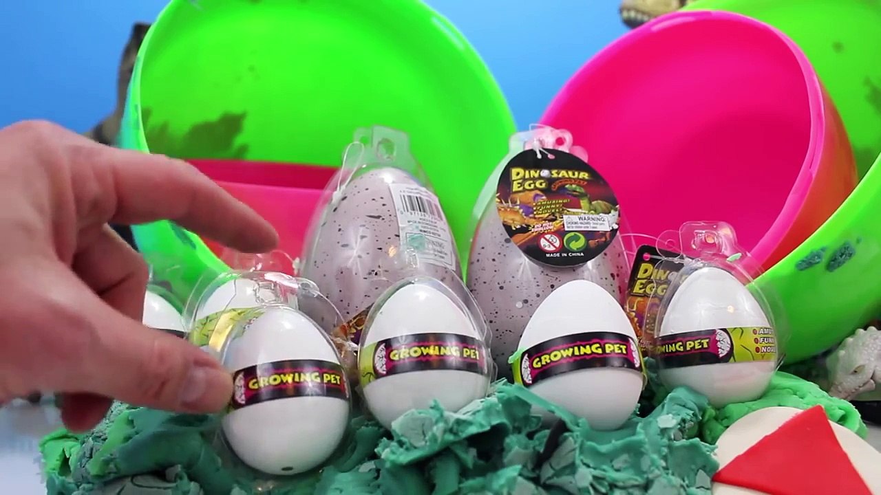 TRUMP JURASSIC WORLD Dinosaur Park GRAND OPENING Toys Video 7: T-Rex Hybrid Toy Dinosaurs Review