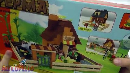 Конструктор Лего ферма домашние животные׃ Lego farm animals