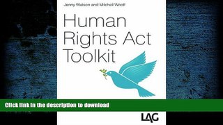Pre Order Human Rights Act Toolkit Full Book