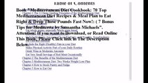 Download Mediterranean Diet Cookbook: 70 Top Mediterranean Diet Recipes & Meal Plan to Eat Right & Drop Those Pounds Fas