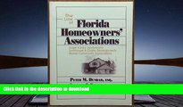 Read Book Law of Florida Homeowners  Associations: Single Family Subdivisions Townhouse   Cluster