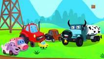 Little red car | tractor song | car songs for children