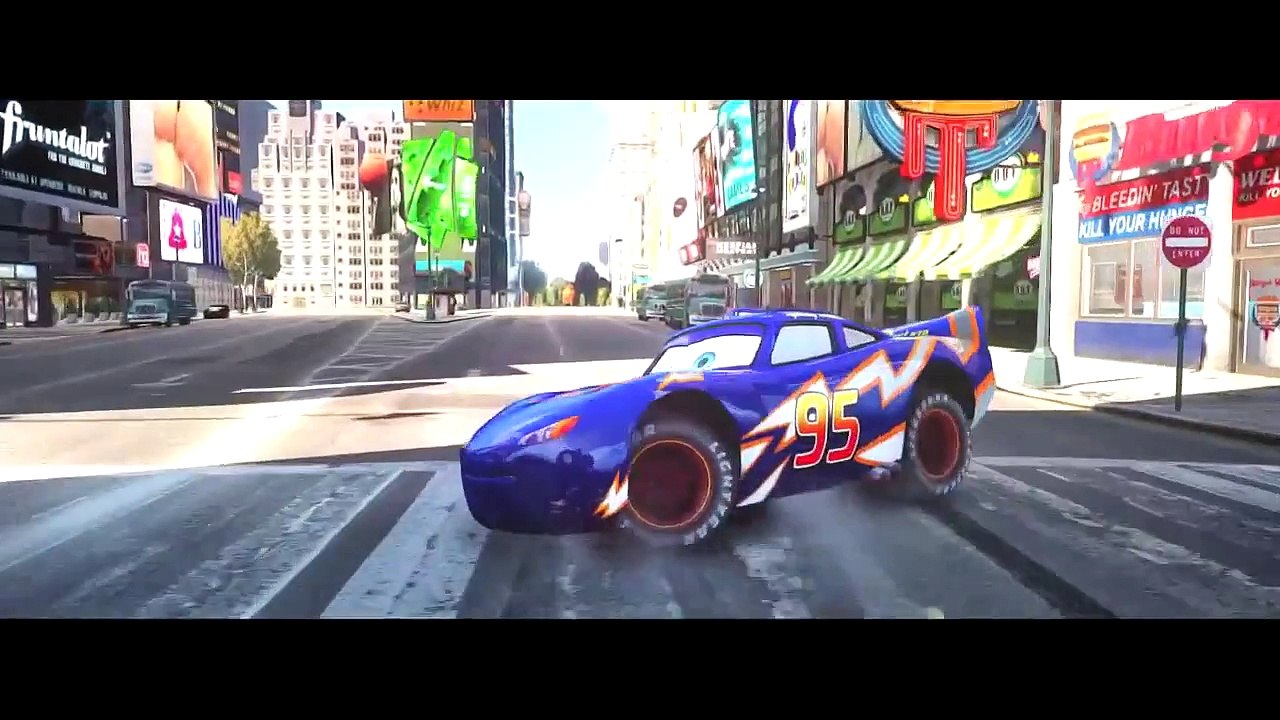 ADVENTURE TIME : FINN and JAKE riding Custom Yellow, Blue Lightning McQueen Cars! + Nursery Rhymes 2