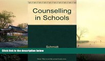 Pre Order Counseling in Schools: Essential Services and Comprehensive Programs (Cassell Studies