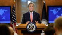 وزیر خارجه آمریکا دولت سوریه را به «کشتار» در حلب متهم کرد