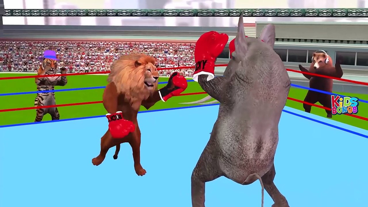 Dinosaurs Vs King Kong Fight | Colors Animals L...