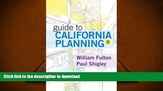 Pre Order Guide to California Planning On Book