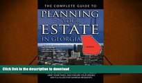 Hardcover The Complete Guide to Planning Your Estate in Georgia: A Step-by-Step Plan to Protect