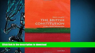 Pre Order The British Constitution: A Very Short Introduction (Very Short Introductions) Full Book