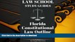 Hardcover Law School Study Guides: Florida Constitutional Law: Florida Constitutional Law (Volume