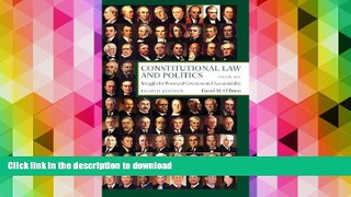 READ Constitutional Law and Politics, Vol.1: Struggles for Power and Governmental Accountability,