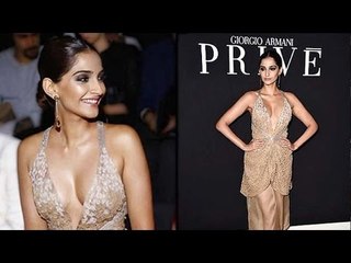 Sonam Kapoor Graced The Front Row At Armani Privé Spring 2015 Show