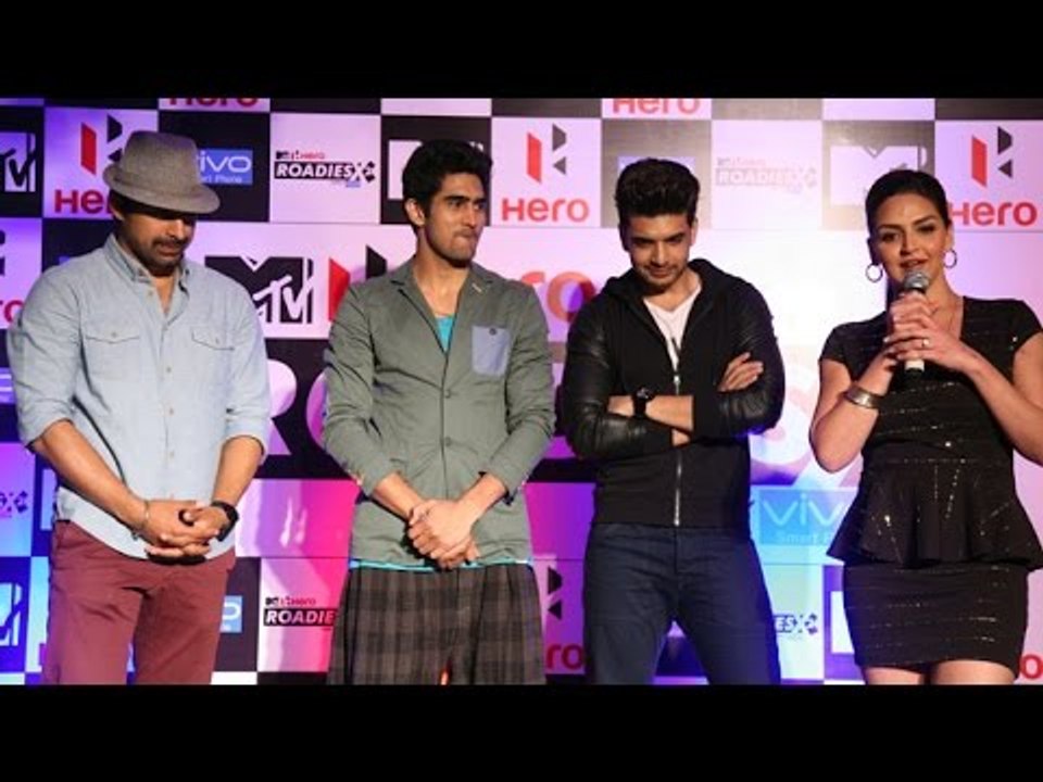 Esha Deol And Other Judges At The MTV Roadies Press Conference