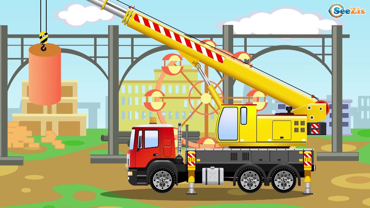 The Cop Car in the City of Cars: Police Car and more Cars & Trucks | Kids Cartoons