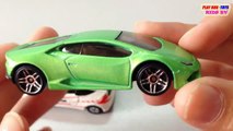 Tomica & Hot Wheels | Lamborghini Vs Honda CR-Z Safety | Kids Cars Toys Videos HD Collection