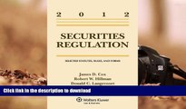 Read Book Securities Regulation: Selected Statutes Rules   Forms 2012 Supplement Kindle eBooks