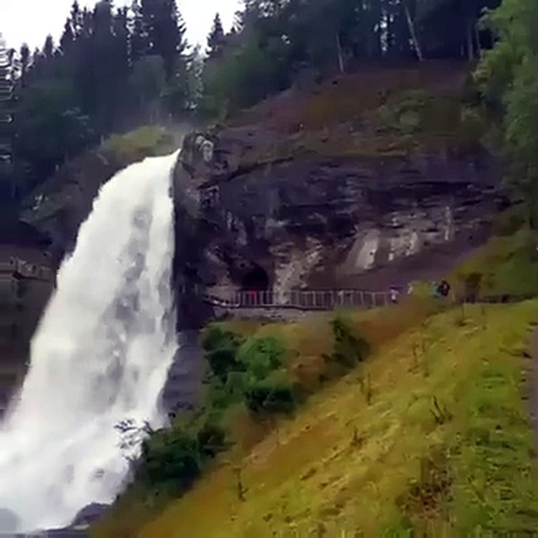 Beautiful waterfall in Norway