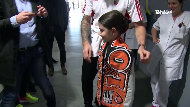 Lorient. Hôpital du Scorff : les joueurs du FCL au chevet des enfants malades