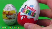 Surprise Eggs Opening - Planes: Fire & Rescue, Phineas and Ferb, Kinder Surprise Egg