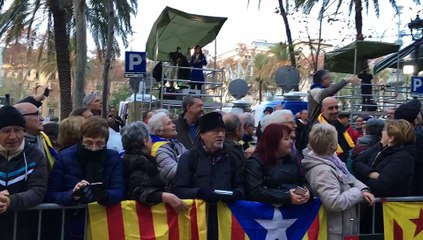 Concentració de suport a Carme Forcadell al TSJC