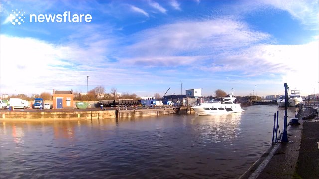 Luxury yachts arrive for London Boat Show 2017