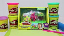 Play Doh Easter Bunny Make N Display Vintage Play Dough Rabbit Jungle Trees by DisneyCarToys