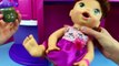 Baby Alive Doll POOP DIAPER Part 2 WILL IT SMOOTHIE & Makes Gross Smoothie Bottle DisneyCarToys