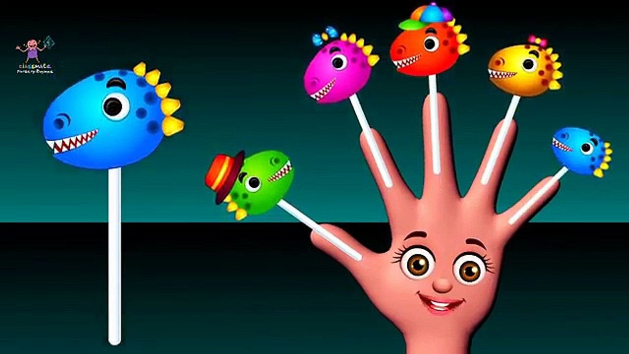 Finger Family Song : Dinosaur Pop Finger Family Song for Children