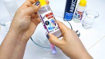 Mavi Beyaz Pofuduk Slime Nasıl Yapılır - Slime Yapımı