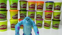 Monsters Inc. BOO Play-Doh Surprise Egg Tutorial with Sully! HOW-TO MAKE BOO! Monsters Inc Toys FUN