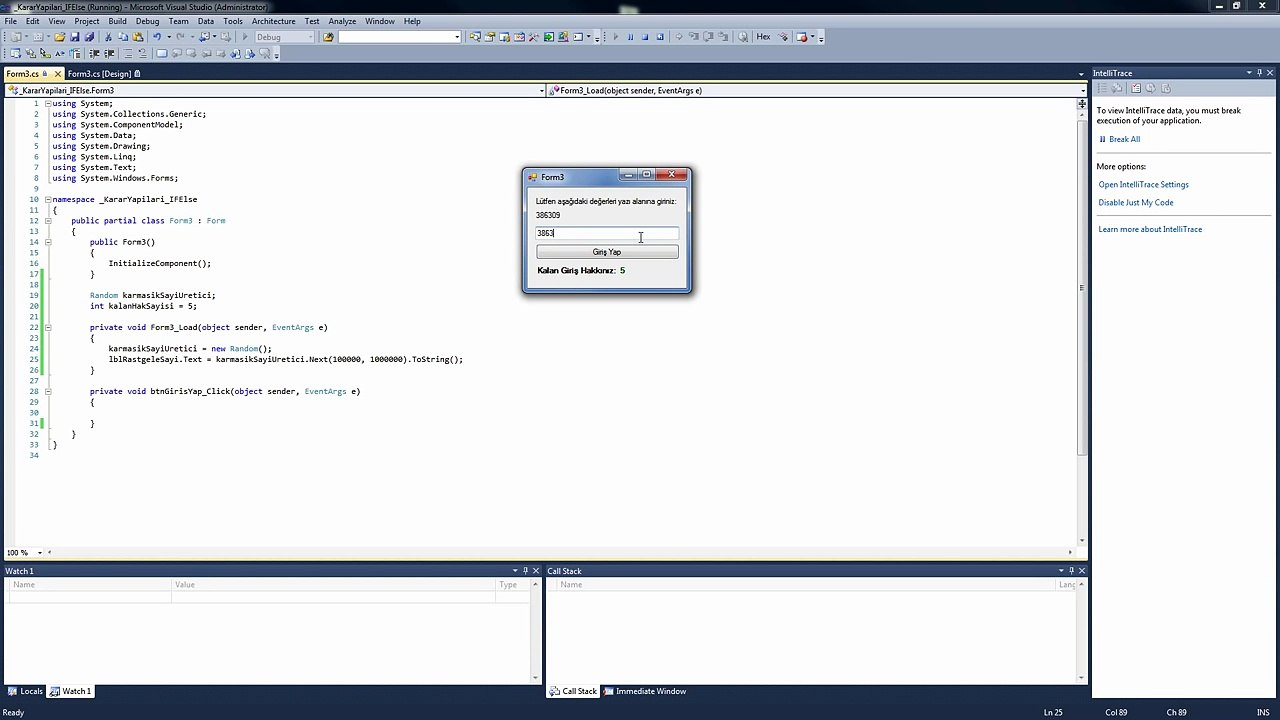 C# 8. Ders - Karar Yapıları (IF-ELSE) - Part 7