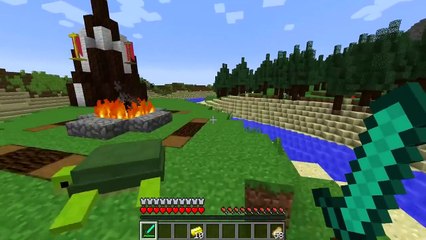 minecraft; pega pega tubarao #1