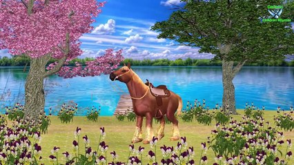 The Horse Vs Bear - 3d Animation English Nursery Rhymes For Cartoon Children Rhymes