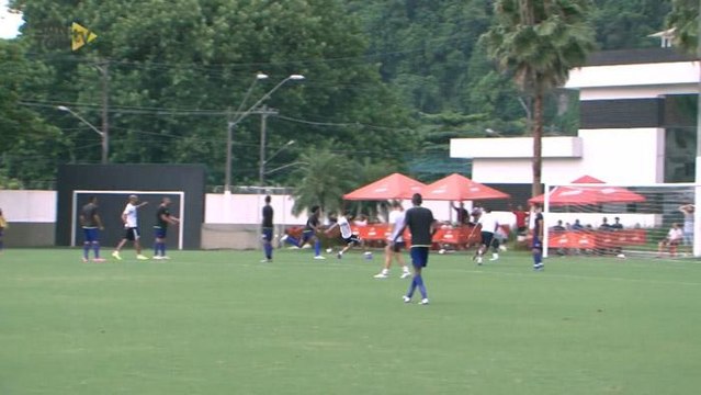 Chuva de gols! Santos goleia o Nacional em jogo-treino no CT Rei Pelé