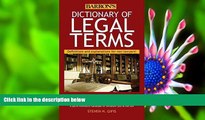FREE [PDF] DOWNLOAD Dictionary of Legal Terms: Definitions and Explanations for Non-Lawyers Steven