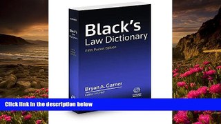 READ book Black s Law Dictionary, Fifth Pocket Edition Bryan A. Garner For Kindle