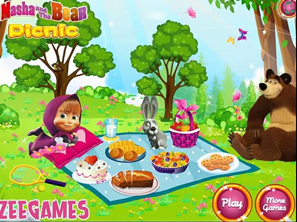 Masha and the Bear picnic fun - Masha and the Bear Games