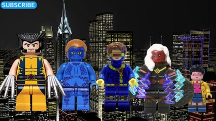 Daddy Finger Song Lego XMEN Minifigures - Finger Family X-MEN - Nursery Rhymes for Children