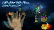 Halloween Finger Family Spooky Scary Witch Nursery Rhyme Song new Daddy Finger