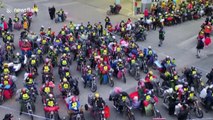 Migrant workers ride hundreds of miles home for Chinese New Year