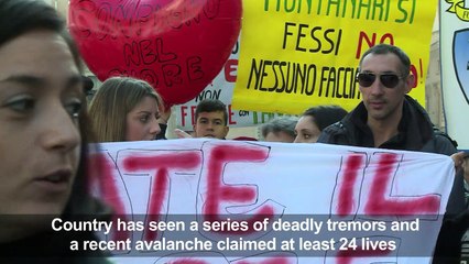 Italy quake victims slam slow government response