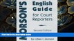 READ book Morson s English Guide for Court Reporters Lillian I. Morson Pre Order
