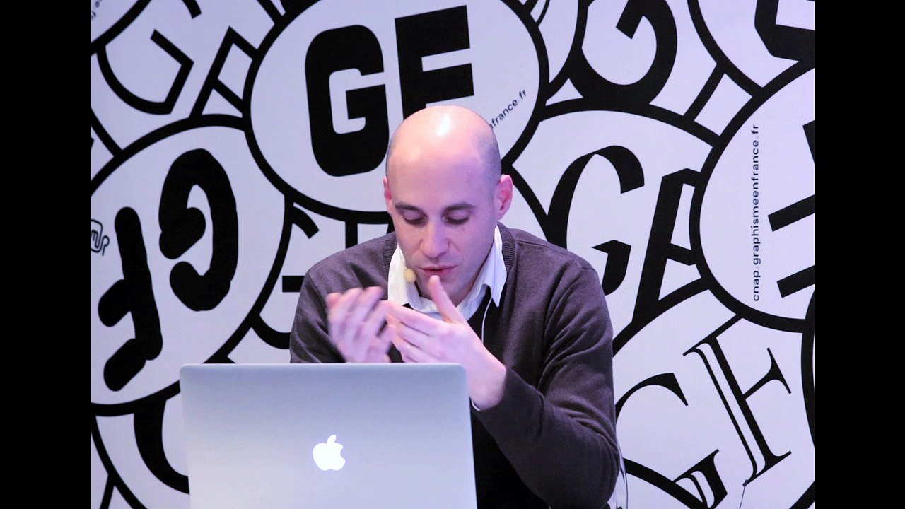 Intervention de Éric Aubert, Journée d'étude sur l’actualité de la recherche en design graphique et en typographie.